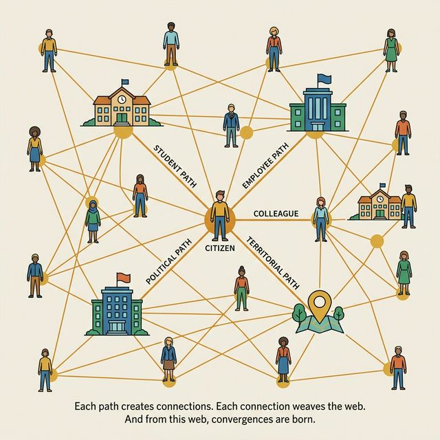 La toile d'araignée des parcours